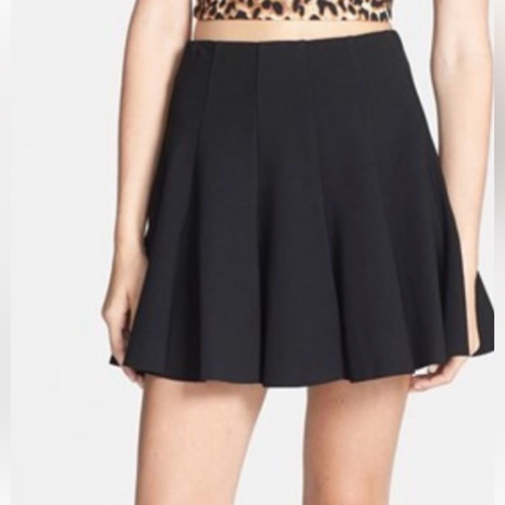 ASTR The Label Pleated Skater Skirt
